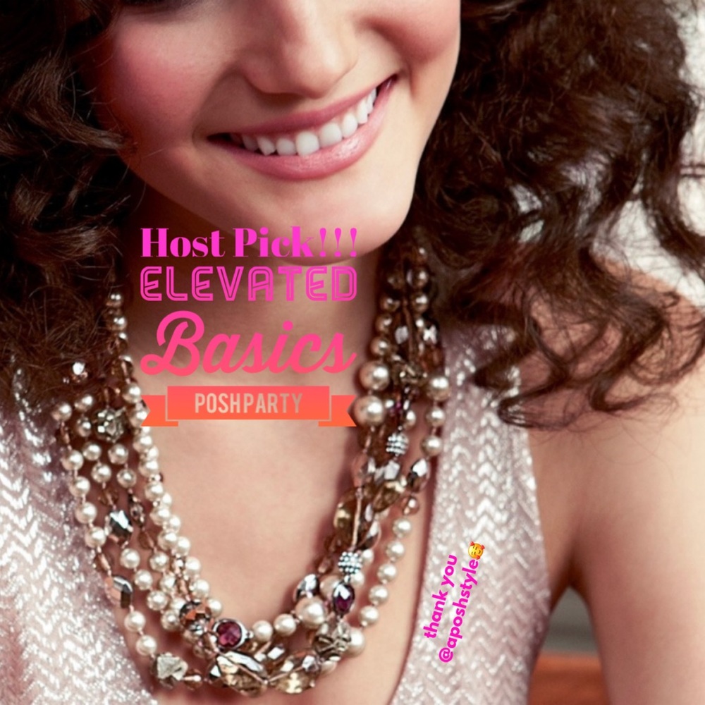 Stella & Dot | Vintage Glass & Pearl Astor NEW Statement Necklace